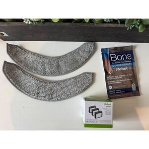 iRobot Roomba e i j Series High-Efficiency Filters Mopping Pads Bona Cleaner Kit